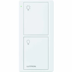 Lutron Pico 2-Button With On/Off Remote, Model PJ2-2B-GWH-L01