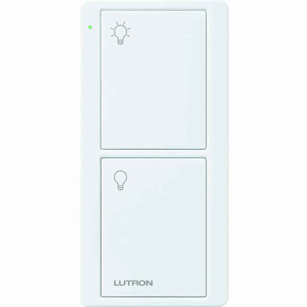 Lutron Pico 2-Button With On/Off Remote, Model PJ2-2B-GWH-L01 3 Lutron Pico 2-Button With On/Off Remote, Model PJ2-2B-GWH-L01