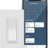 Leviton Decora Smart No-Neutral Wi-Fi Switch In White, Model DN15S-W* -Famous Lighting Store 51K81meDhwL. AC SX522