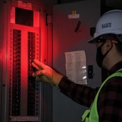 Klein Tools Rechargeable 2-Color LED Headlamp With Fabric Strap, Model 56414 -Famous Lighting Store 56414 app3