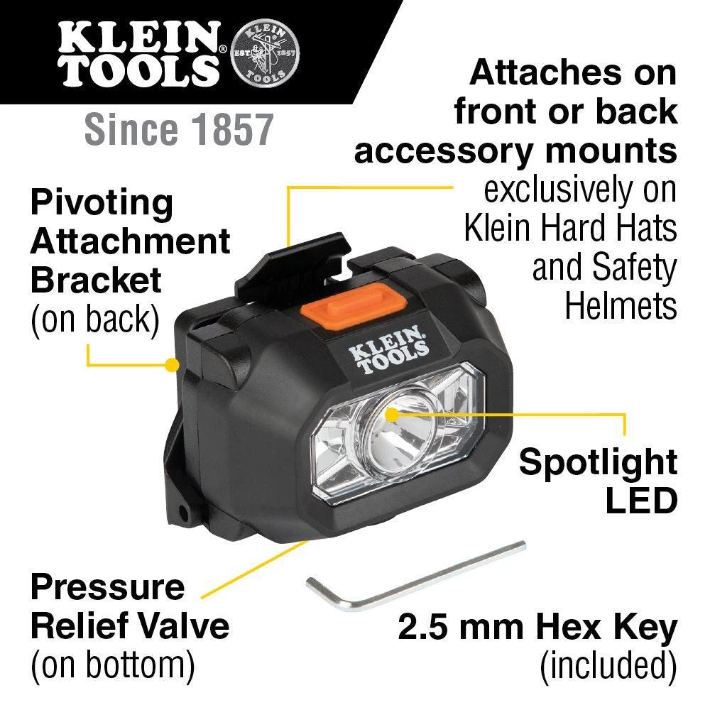 Klein Tools Intrinsically Safe LED Headlamp, Model 60156 4 Klein Tools Intrinsically Safe LED Headlamp, Model 60156 - Image 2