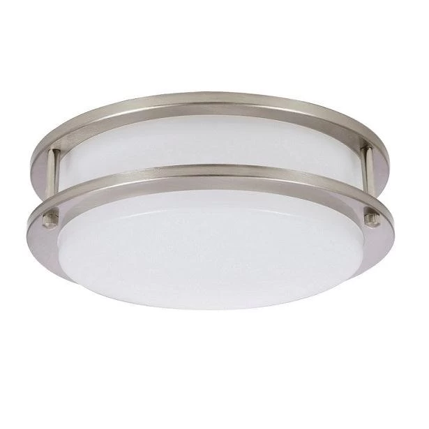 LEDVANCE Sylvania 10 Inch LED Round Flush Mount Luminaire 15 W, Bright White 4000K, Model LEDFLUSHRND10I$12 4 LEDVANCE Sylvania 10 Inch LED Round Flush Mount Luminaire 15 W, Bright White 4000K, Model LEDFLUSHRND10I$12 - Image 2