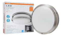 LEDVANCE Sylvania 12 Inch LED Round Flush Mount Luminaire 15 W, Bright White 4000K, Model LEDFLUSHRND12I$12