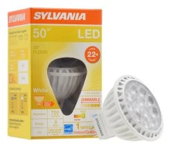 LEDVANCE Sylvania Ultra MR16 9W, Soft White 3000K LED Light Bulb, Model 74042 -Famous Lighting Store 74042 bb Beauty Shot