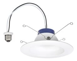 LEDVANCE Sylvania Contractor Series LED RT5/6 Recessed Downlight Kit, 9W Soft White 3000K, Model 74405