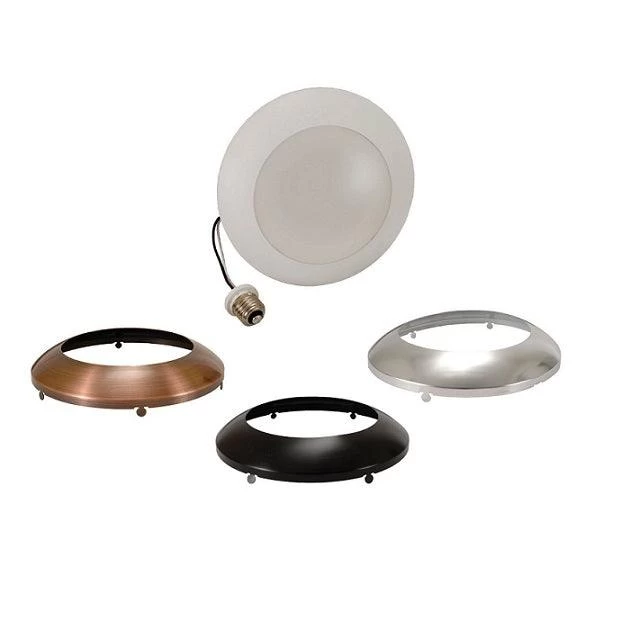 LEDVANCE Sylvania Ultra Light Disk LED Recessed And Surface Mount Downlight Kit 13W, Soft White 3000K, Model LEDLD900930FL120 3 LEDVANCE Sylvania Ultra Light Disk LED Recessed And Surface Mount Downlight Kit 13W, Soft White 3000K, Model LEDLD900930FL120