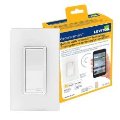 Leviton Decora Smart Switch With Homekit Technology, Model DH15S702 7 Leviton Decora Smart Switch With Homekit Technology, Model DH15S702 -Famous Lighting Store DH15S 701 prod pkg 8e894223 3b2d 49bf a4b4 f9826bcec409