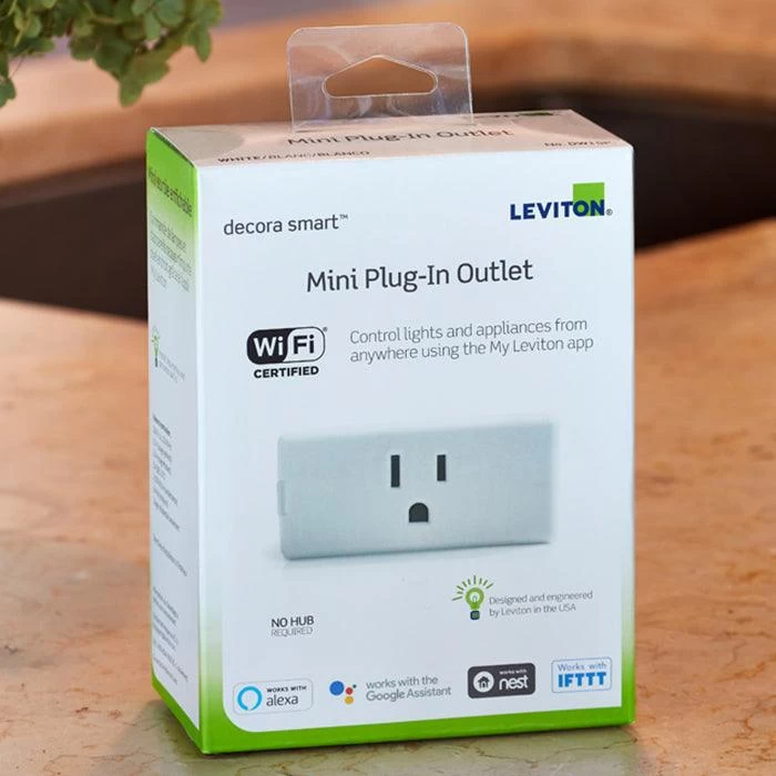 Leviton Indoor Decora Smart Wi-Fi Plug-In Outlet, Model DW15P 6 Leviton Indoor Decora Smart Wi-Fi Plug-In Outlet, Model DW15P - Image 4