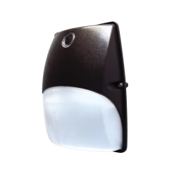 RAB Design Lighting 20 Watts LED Wall Light With Slim Exterior And Integrated Photocell, Model DWL1-LED18