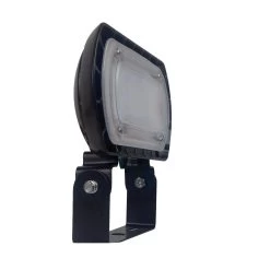 RAB Design Lighting ORA1-LED Multi-Purpose 15w Exterior Yoke Mounted Flood Light, Model ORA1-LED15-B-4K-BRZ-YK