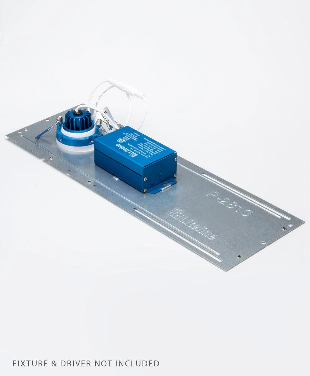 Liteline Low Profile Mounting Plate For Use With 3" Luna LED Series, Model P-2810 4 Liteline Low Profile Mounting Plate For Use With 3" Luna LED Series, Model P-2810 - Image 2