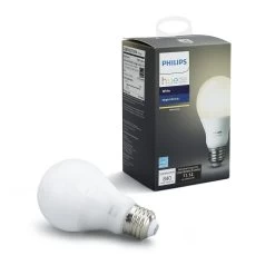 Signify Philips Hue White A19 Single Bulb (2700K), Model 459222
