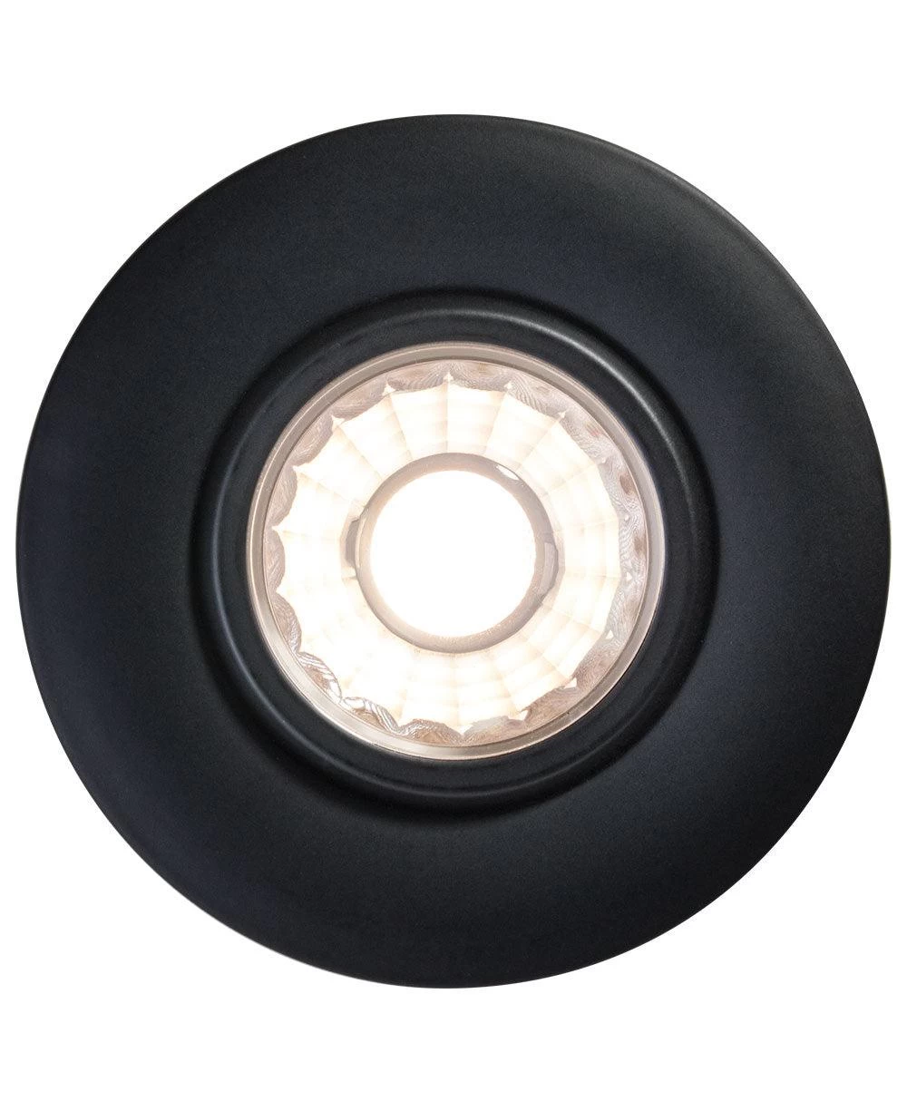Liteline 3" Luna Black Gimbal Recessed Fixture, Soft White (3000k), Model RA3-7G-30K-90BK 4 Liteline 3" Luna Black Gimbal Recessed Fixture, Soft White (3000k), Model RA3-7G-30K-90BK - Image 2