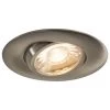 Liteline 3" Luna Brushed Nickel Gimbal Recessed Fixture, Soft White (3000k), Model RA3-7G-30K-90BN 1 Liteline 3" Luna Brushed Nickel Gimbal Recessed Fixture, Soft White (3000k), Model RA3-7G-30K-90BN -Famous Lighting Store RA3 7G BN