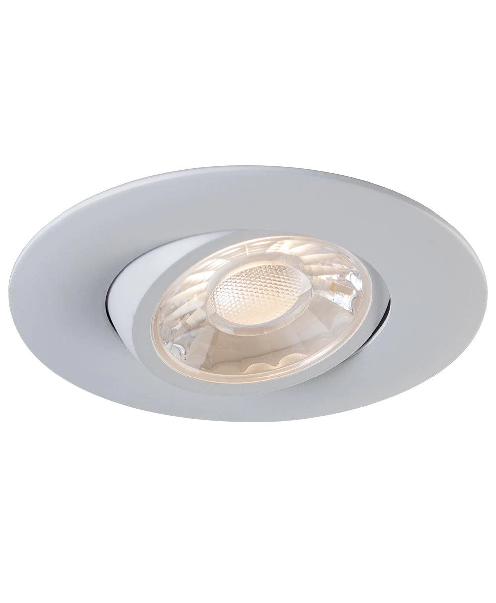 Liteline 3" Luna White Gimbal Recessed Fixture, Soft White (3000k), Model RA3-7G-30K-90WH 3 Liteline 3" Luna White Gimbal Recessed Fixture, Soft White (3000k), Model RA3-7G-30K-90WH