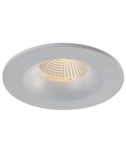 Liteline 3.5" Luna LED White Round Fixed Recessed Fixture, Soft White (3000K), Model RA35-12F-30K-90WH