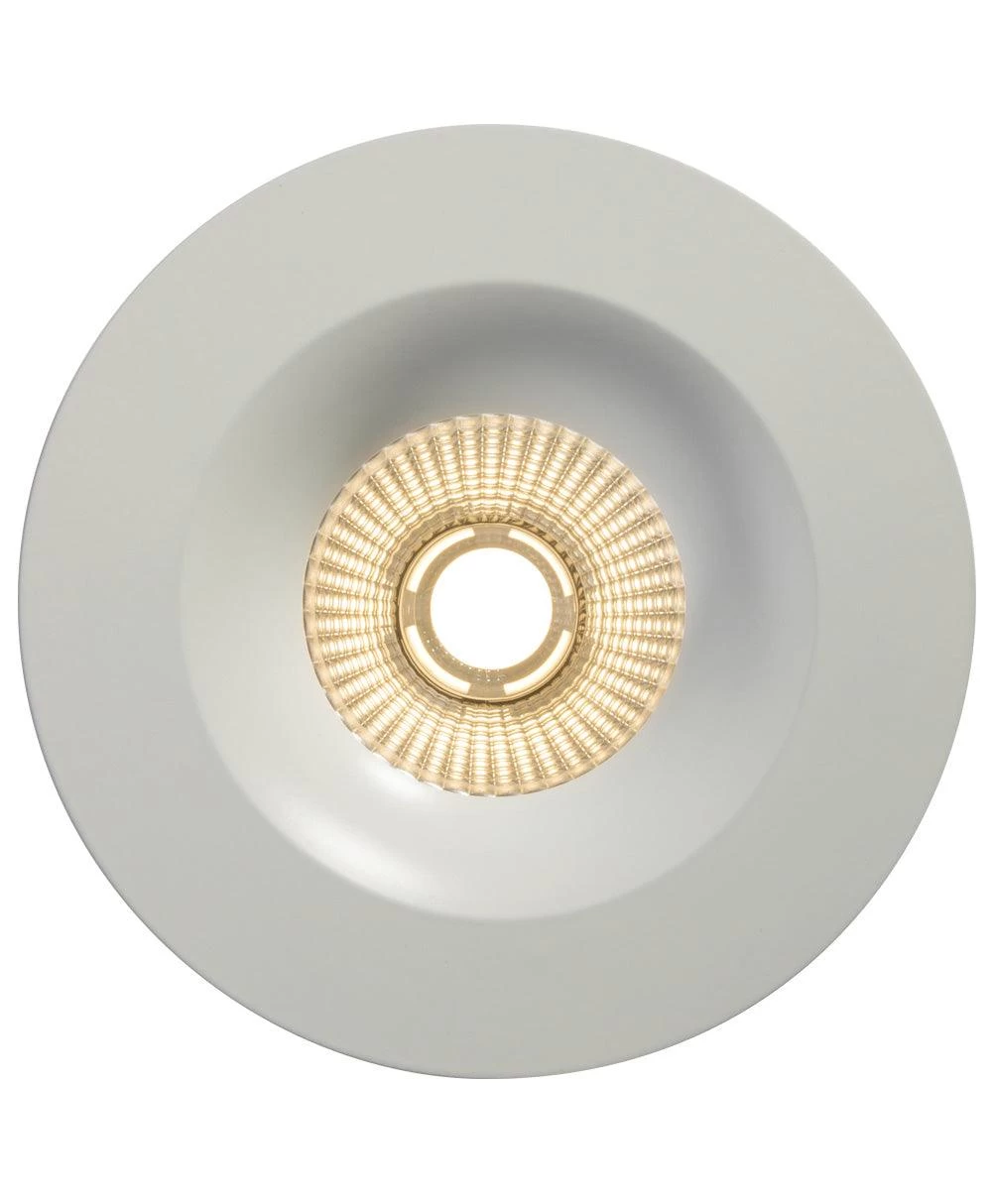 Liteline 3.5" Luna LED White Round Fixed Recessed Fixture, Soft White (3000K), Model RA35-12F-30K-90WH 4 Liteline 3.5" Luna LED White Round Fixed Recessed Fixture, Soft White (3000K), Model RA35-12F-30K-90WH - Image 2