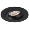 Liteline 3.5" Luna LED Black Round Gimbal Recessed Fixture, Model RA35-12G-90BK -Famous Lighting Store RA35 12G BK