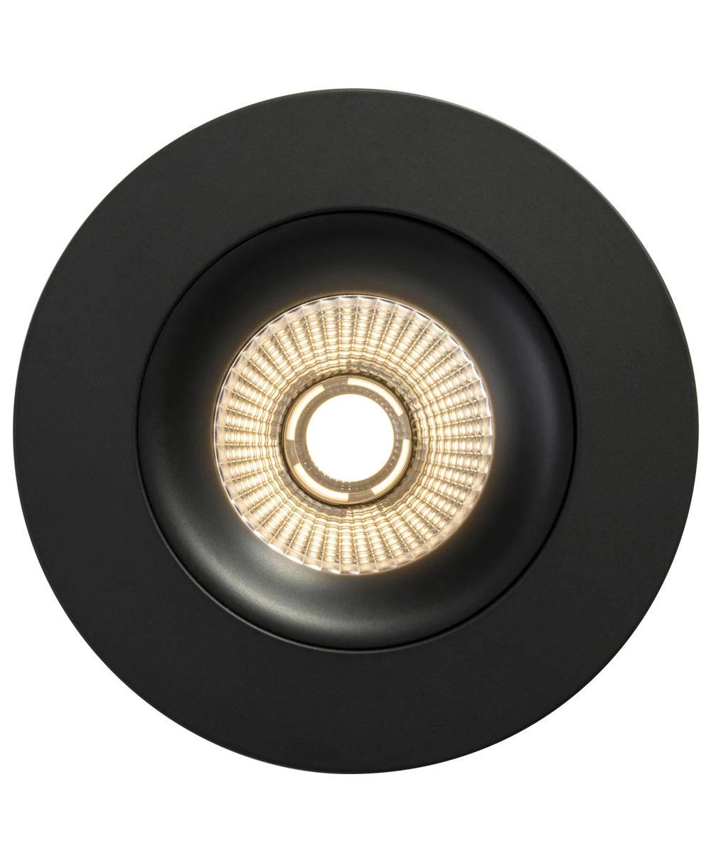 Liteline 3.5" Luna LED Black Round Gimbal Recessed Fixture, Model RA35-12G-90BK 4 Liteline 3.5" Luna LED Black Round Gimbal Recessed Fixture, Model RA35-12G-90BK - Image 2