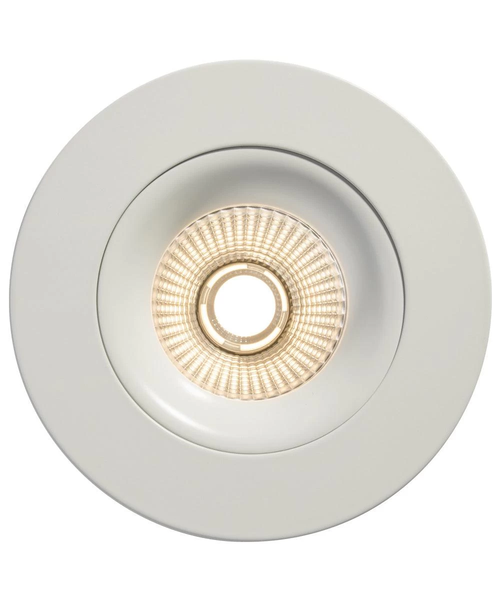 Liteline 3.5" Luna LED White Round Gimbal Recessed Fixture, Model RA35-12G-90WH 4 Liteline 3.5" Luna LED White Round Gimbal Recessed Fixture, Model RA35-12G-90WH - Image 2