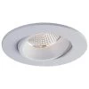 Liteline 3.5" Luna LED White Round Regressed Gimbal Recessed Fixture, Model RA35-12RG-90WH -Famous Lighting Store RA35 12RG WH 33730abc 13fa 47d6 bc8d 4c4076cb1bfb