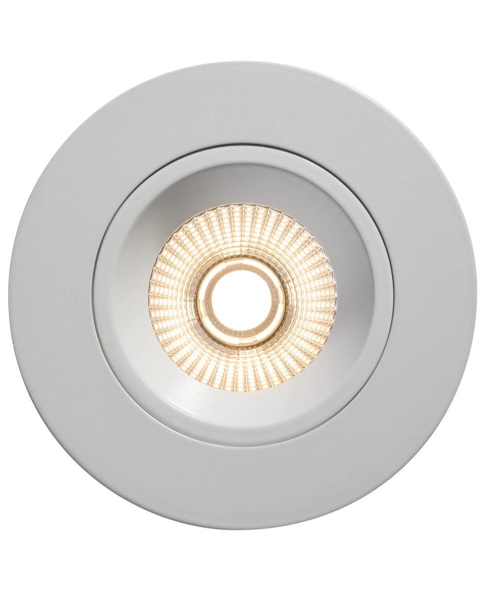 Liteline 3.5" Luna LED White Round Regressed Gimbal Recessed Fixture, Model RA35-12RG-90WH 4 Liteline 3.5" Luna LED White Round Regressed Gimbal Recessed Fixture, Model RA35-12RG-90WH - Image 2