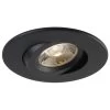Liteline 4" Luna LED Black Round Gimbal Recessed Fixture, Model RA4-12G-90BK 1 Liteline 4" Luna LED Black Round Gimbal Recessed Fixture, Model RA4-12G-90BK -Famous Lighting Store RA4 12G BK