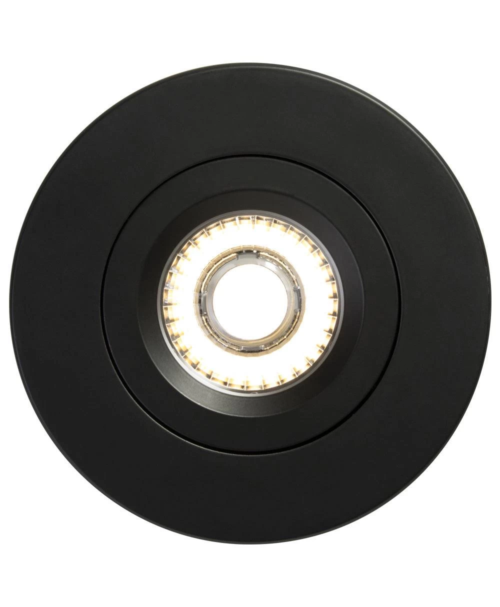 Liteline 4" Luna LED Black Round Gimbal Recessed Fixture, Model RA4-12G-90BK 4 Liteline 4" Luna LED Black Round Gimbal Recessed Fixture, Model RA4-12G-90BK - Image 2