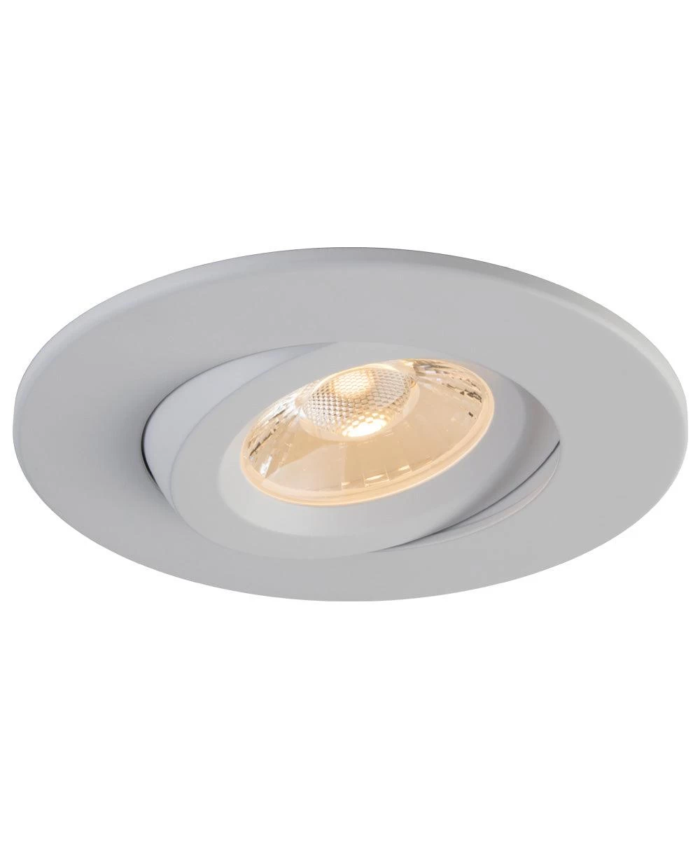 Liteline 4" Luna White Gimbal Recessed Fixture, Soft White (3000k), Model RA4-12G-30K-90WH 3 Liteline 4" Luna White Gimbal Recessed Fixture, Soft White (3000k), Model RA4-12G-30K-90WH