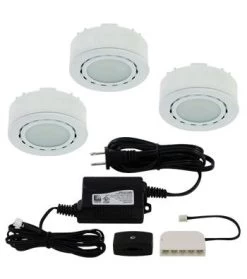 Liteline LED 3-Puck White Light Kit, Model UCP-LED3-WH
