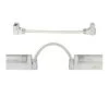 Liteline ALFT Bar System 6 Inch 90° Flexible Top Connection, Model ALFT90-WH-3* 2 Liteline ALFT Bar System 6 Inch 90° Flexible Top Connection, Model ALFT90-WH-3* -Famous Lighting Store alft90 wh 3