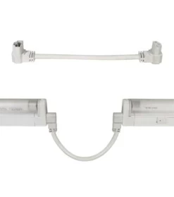 Liteline ALFT Bar System 6 Inch 90° Flexible Bottom Connection, Model ALFT902-WH-3*