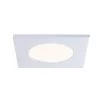 Liteline 4" SlimLED Plus White Square Trim, Model SLM4-12W-ST-WH* -Famous Lighting Store slm6s 16w cct wh 1 1